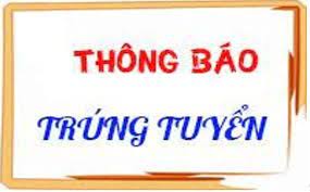 Quyết định trúng tuyển năm 2022